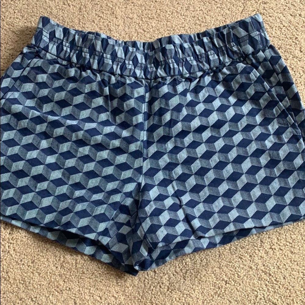 BRAND NEW, J crew geometric shorts!